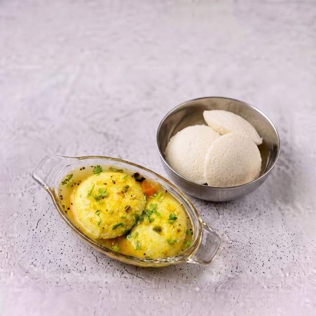 Rasam Chitti Idli.