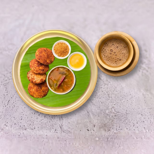 Ghee Karam Idli.