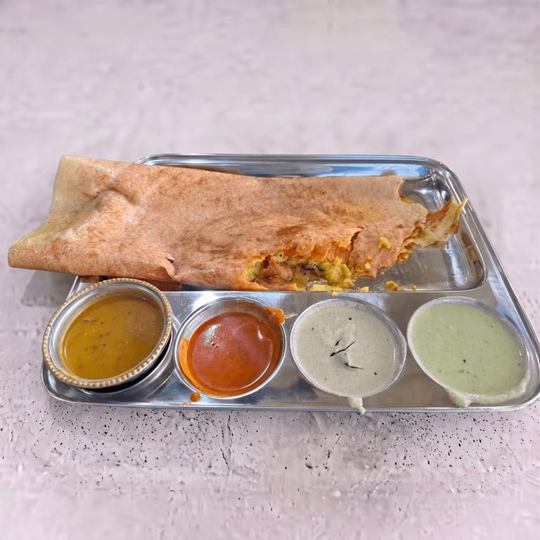 Indulge in our mango lassi